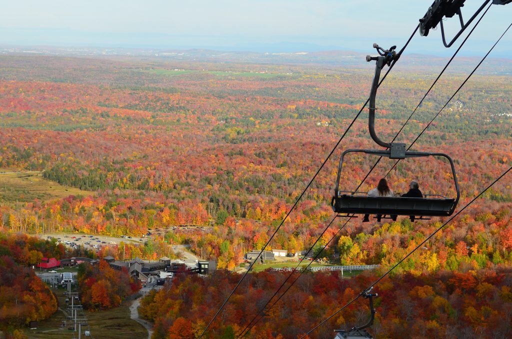 Flambée des couleurs, Mont-Orford, Courtier immobilier Orford, Estrie, Sherbrooke, Magog