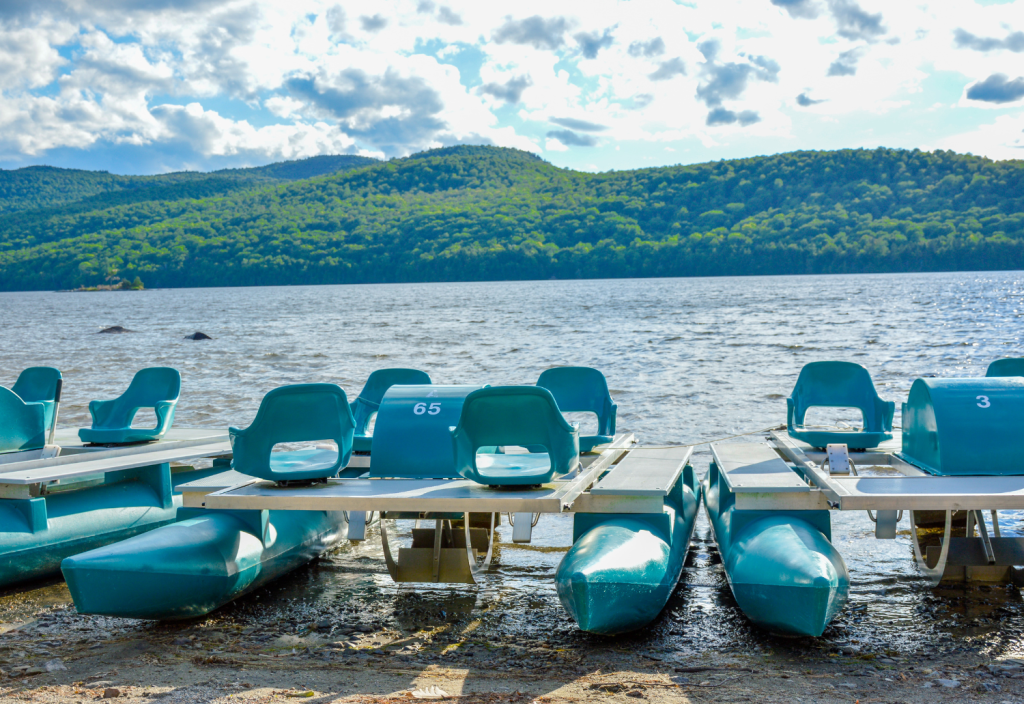 Pédalo, Parc national du Mont-Orford, Courtier immobilier Orford, Magog, Estrie